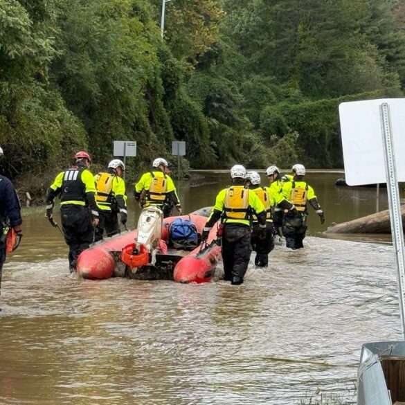 New jersey task force 1 carries out search and rescue in north carolina after hurricane helene - photo licensed by shore news network.