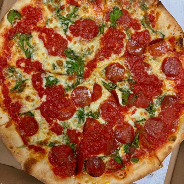 This pizza joint near trenton has the best tomato pie in new jersey - photo licensed by shore news network.