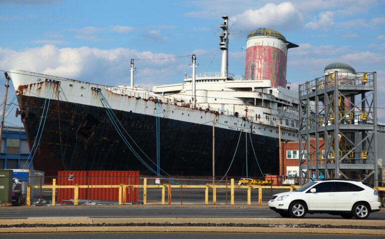 70-year-old decaying ocean liner targeted in philadelphia boatyard heist - photo licensed by shore news network.
