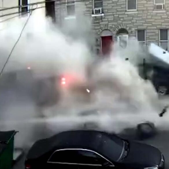 Caught on camera: philadelphia police search for suspects after crash in port richmond leaves driver critical - photo licensed by shore news network.