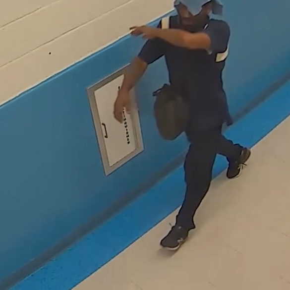 Southeast d. C. School burglar caught on camera - photo licensed by shore news network.