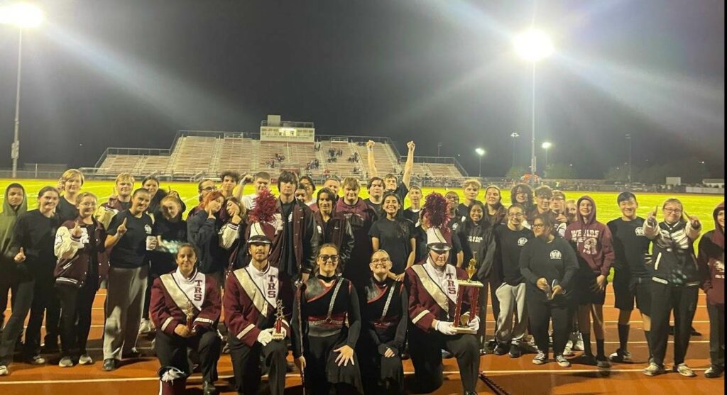 High School South Marching Band Wins First Place at Tournament of Bands Spectacular