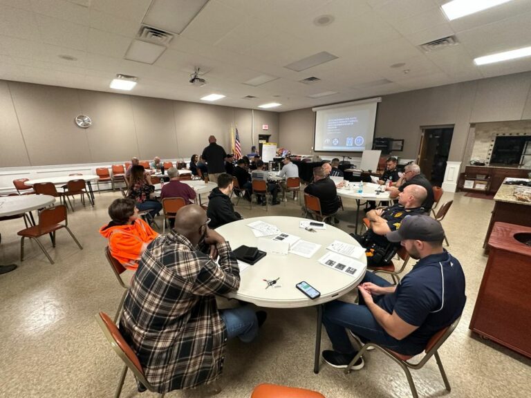 Police attend active shooter table-top training - photo licensed by shore news network.