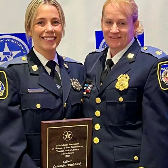 Officer paulshock honored at law enforcement conference - photo licensed by shore news network.