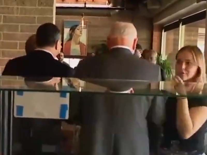 Tim Walz, Doug Emhoff Walk Away Without Paying for Order at Coffee Shop