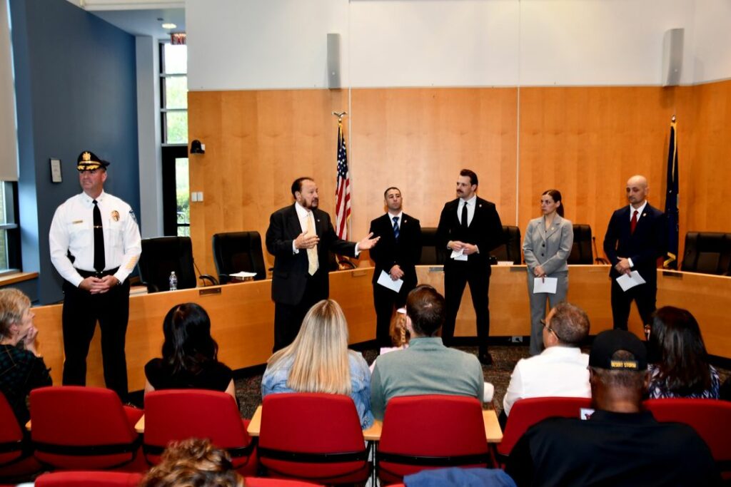 Bensalem swears in four new police officers