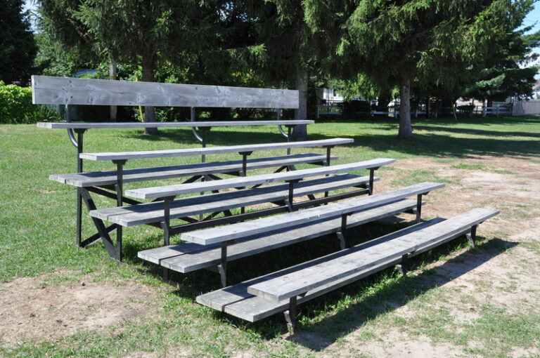 Camden man arrested for theft of bleachers from little league field - photo licensed by shore news network.