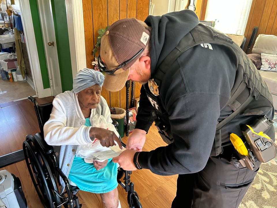 Buncombe County Sheriff's Office Shares Heartwarming Wellness Check