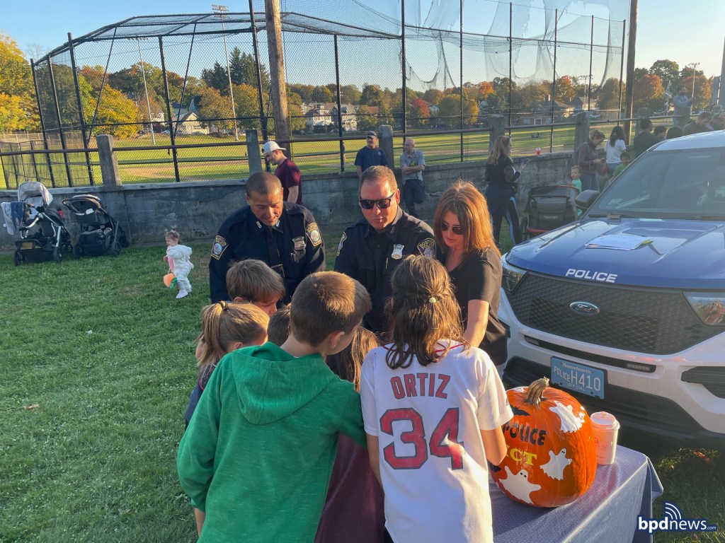 Police officers celebrate Halloween with community at YMCA’s Fright Night
