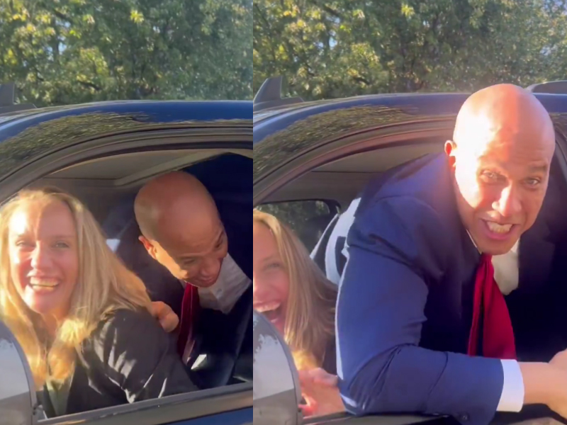 Cringed and Unhinged: Mean Girl Altmann and Cory Booker Attempt to Rally Young Voters with Decades Old Joke