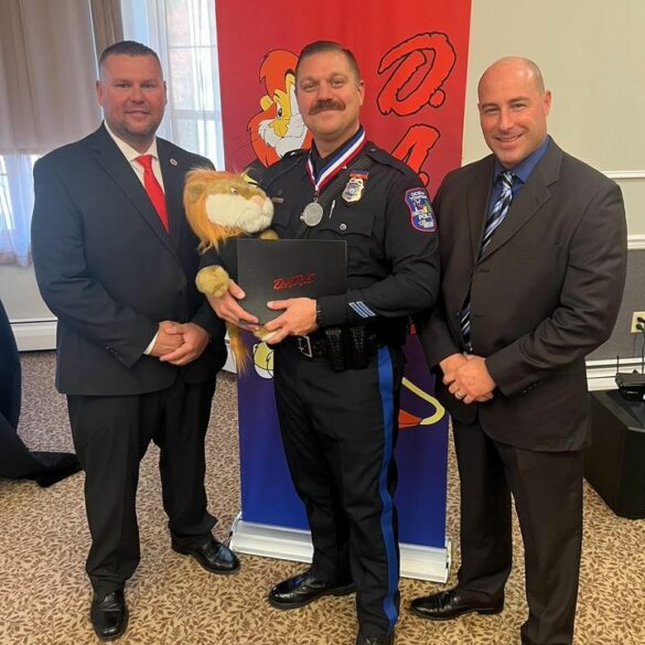 Patrolman moller graduates from dare training - photo licensed by shore news network.