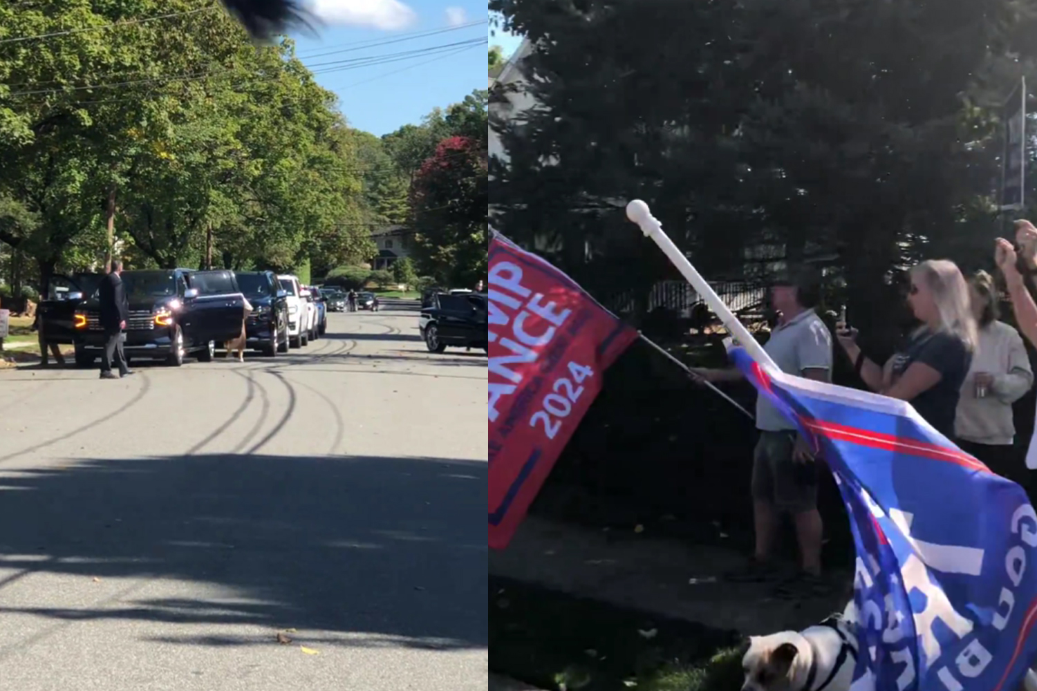 MAGA Protesters Give Doug Emhoff a Not-So-Warm Reception in New Jersey