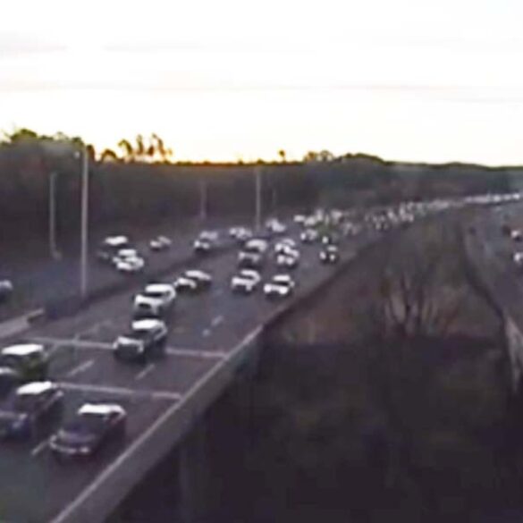 Multiple crashes slow traffic on garden state parkway - photo licensed by shore news network.