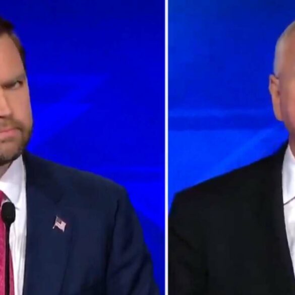 Tim walz is an nra guy who is friends wih school shooters, candidate reveals at debate - photo licensed by shore news network.