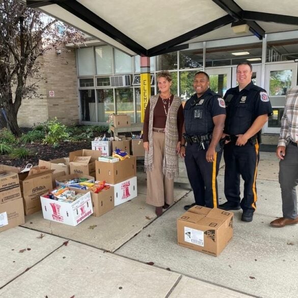 North brunswick students recognized for contributions to food drive - photo licensed by shore news network.