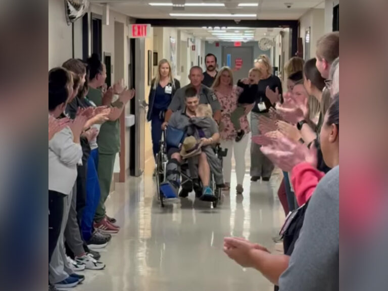 New york state police officer injured in crash released after weeks in hospital - photo licensed by shore news network.