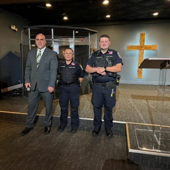 Faith in blue weekend unites community - photo licensed by shore news network.