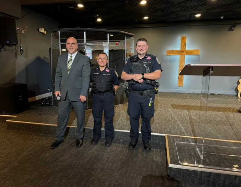 Faith in blue weekend unites community - photo licensed by shore news network.