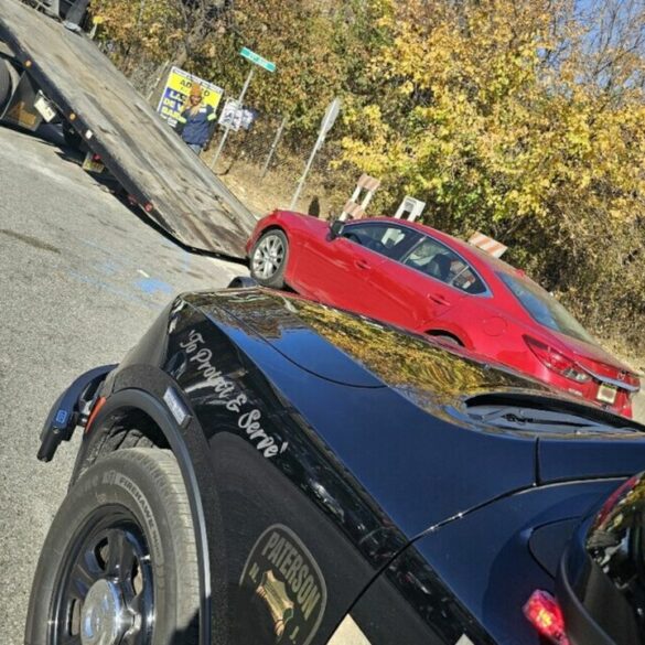 Paterson police crack down, tow vehicles blocking crosswalks, citing safety concerns - photo licensed by shore news network.