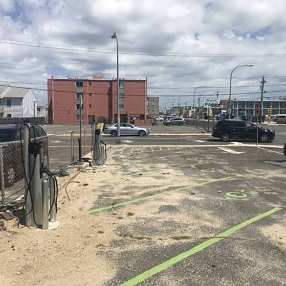 Electric vehicle charging stations bring green energy boost to seaside heights - photo licensed by shore news network.