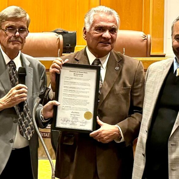 Toms river township recognizes lifelong community service of former mayor joseph vicari - photo licensed by shore news network.
