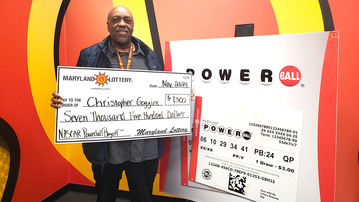 Greenbelt resident’s NASCAR Powerball ride ends with big payout