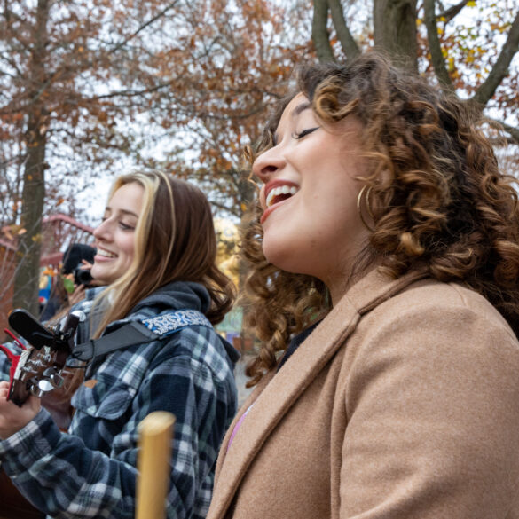 Toms river native brings music to franklin park zoo in unique performance for animals - photo licensed by shore news network.