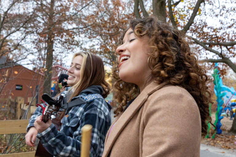 Toms river native brings music to franklin park zoo in unique performance for animals - photo licensed by shore news network.