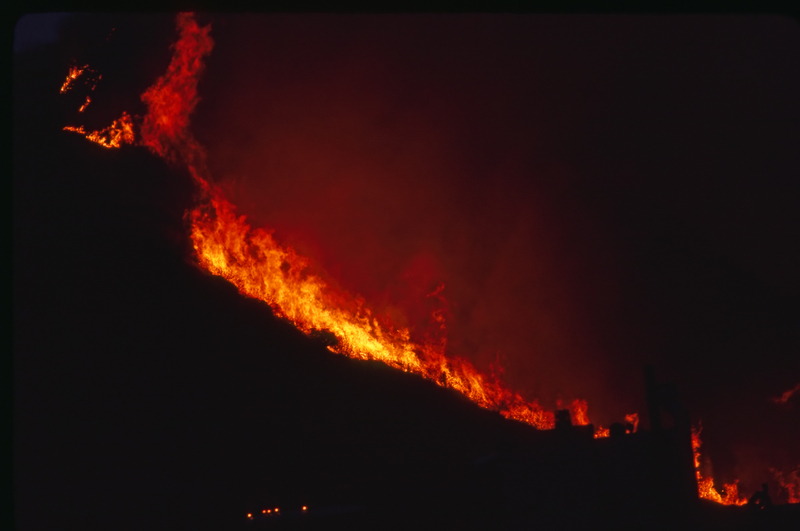 North Jersey Fire Consumes Entire Mountain Top, Creating an Volcano-Like Apocalyptic Scene