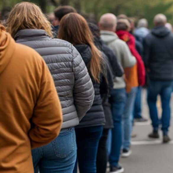 Huge voter turnout reported in ocean county on election day - photo licensed by shore news network.