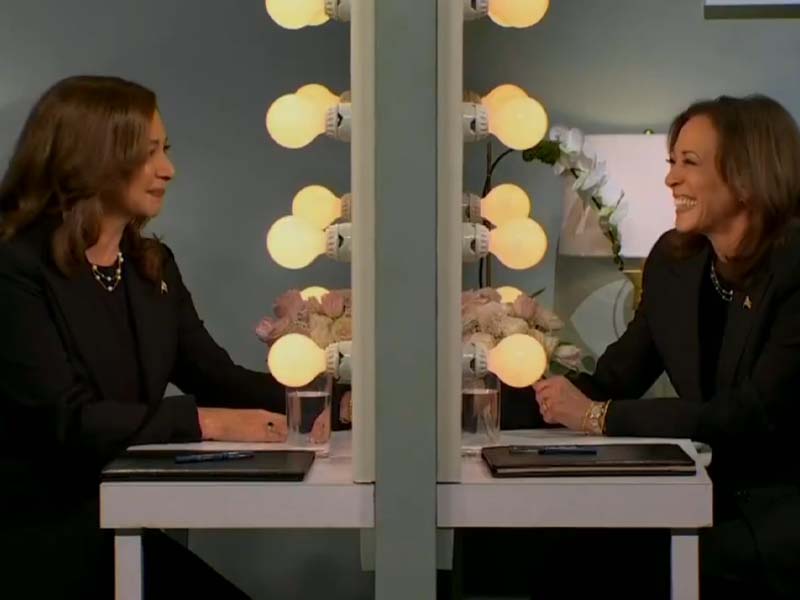 SNL Recycles Fallon's Trump in the Mirror Skit for Kamala Harris