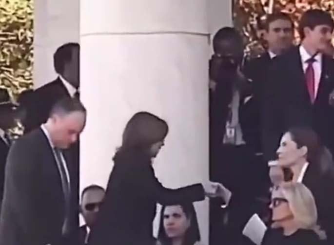 Watch: First Lady Jill Biden Snubs Kamala At Veterans Day Service in Washington, D.C.