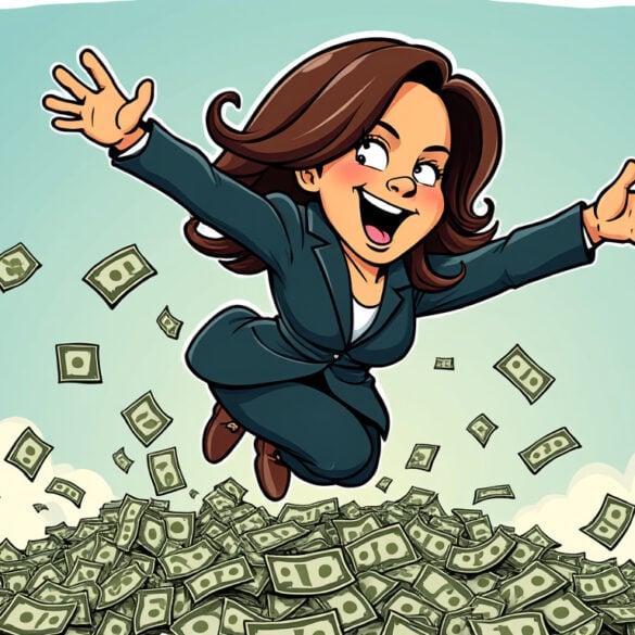 Was kamala harris' billion dollar 2024 campaign the biggest money laundering swindle in american history? - photo licensed by shore news network.