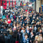 London at rush hour - people going to work