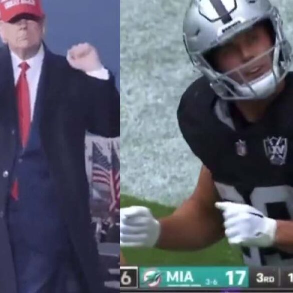 Nfl penalizes players for trump dancing in the endzone - photo licensed by shore news network.