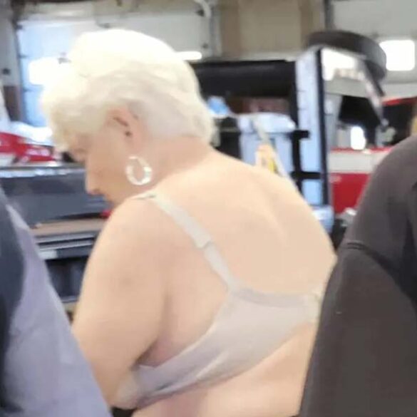 New jersey woman made to remove shirt in order to vote - photo licensed by shore news network.