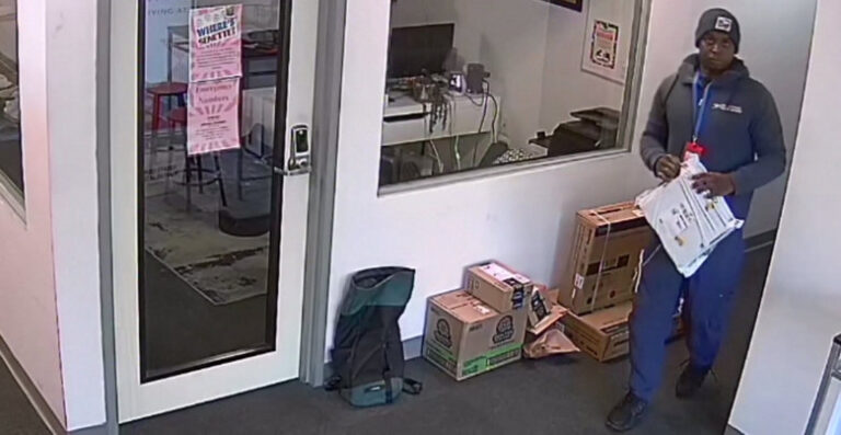 Philadelphia police seeking usps impersonating porch pirate - photo licensed by shore news network.