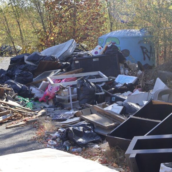 Paterson police crack down on illegal dumping - photo licensed by shore news network.