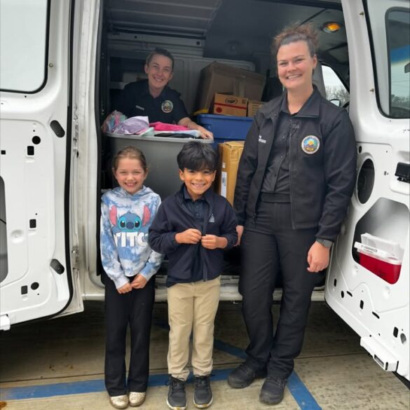 Buncombe county sheriff’s office leads relief effort for students after hurricane helene - photo licensed by shore news network.