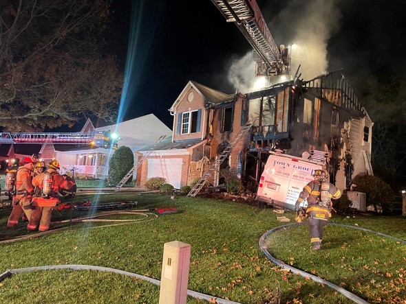 Bel Air house fire causes $650,000 in damage after vehicle crashes into home, igniting gas leak