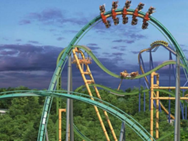 Kings dominion takes flight with rapterra, the world’s tallest and longest launched wing coaster - photo licensed by shore news network.