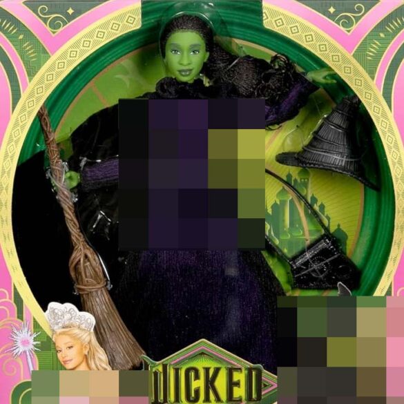 Mattel's wicked movie dolls for children feature link to steamy adult website - photo licensed by shore news network.