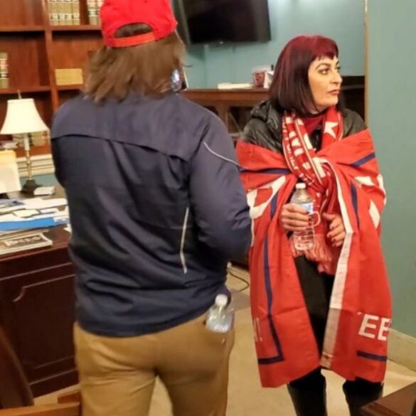 Nancy pelosi has a gaudy office, jan. 6th tresspasser reveals - photo licensed by shore news network.