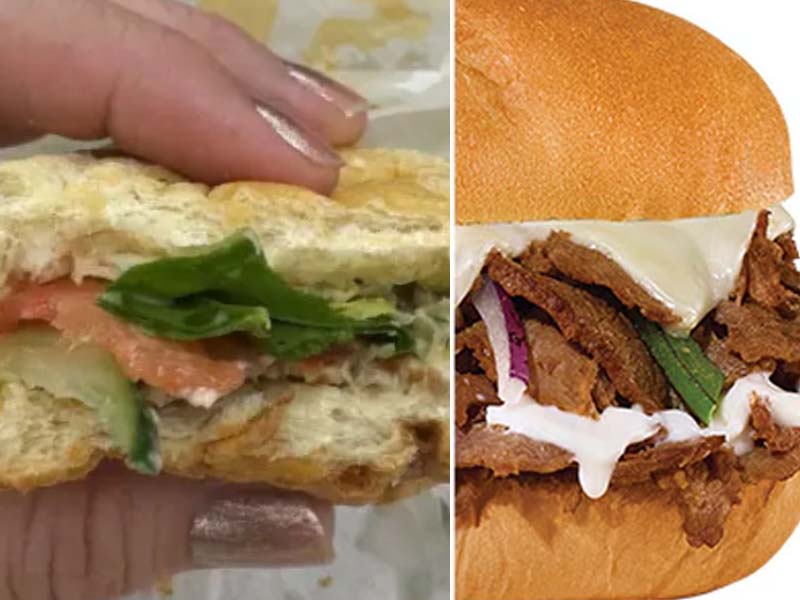 Woman sues Subway, claiming false advertising over skimpy steak sandwich