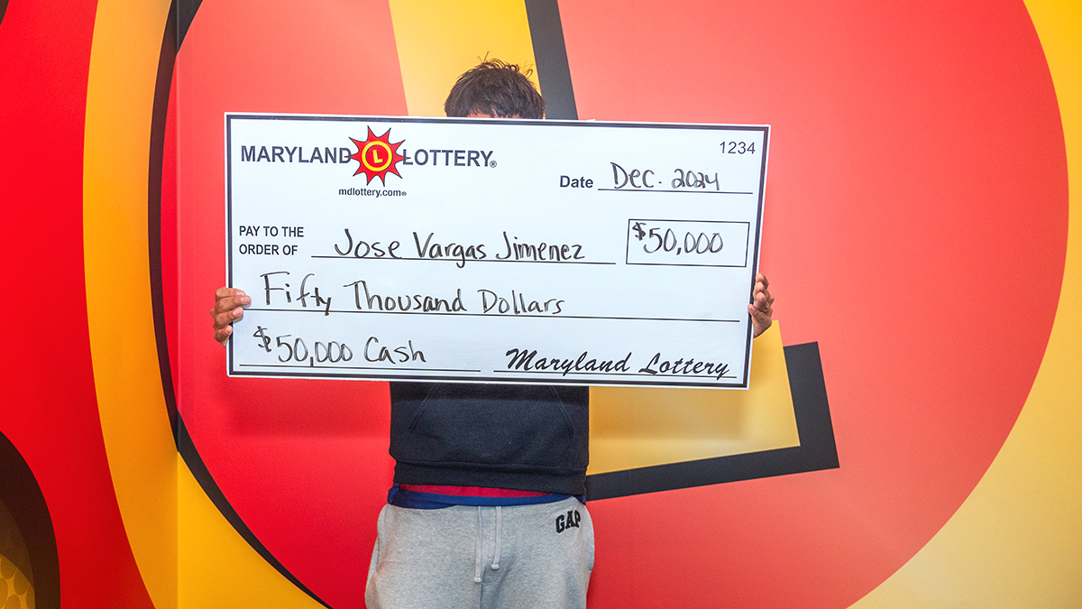 Father-son outing in Accokeek turns into a $50K Lottery win for man