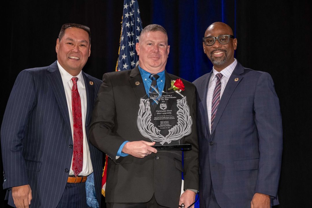 Barnegat officer honored as NJ State PBA Executive Board Member of the Year