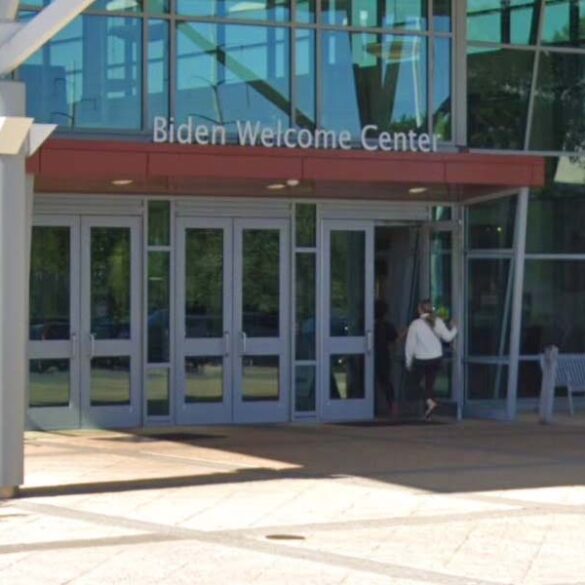 Man shot during robbery at biden welcome center in newark - photo licensed by shore news network.