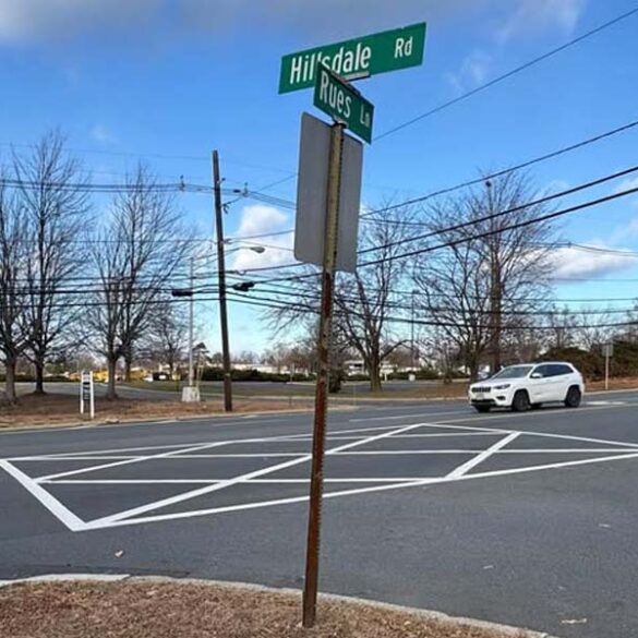 East brunswick police warn drivers: ‘don’t block the box’ at newly painted intersection - photo licensed by shore news network.