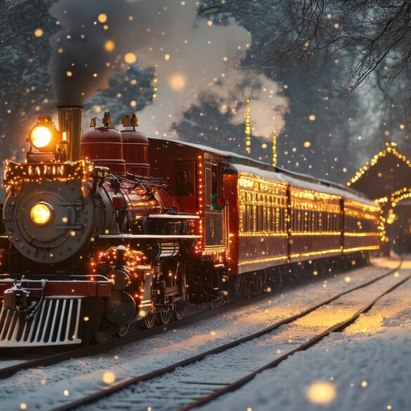All aboard on new jersey's great christmas polar express train rides - photo licensed by shore news network.