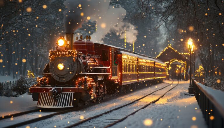 All aboard on new jersey's great christmas polar express train rides - photo licensed by shore news network.
